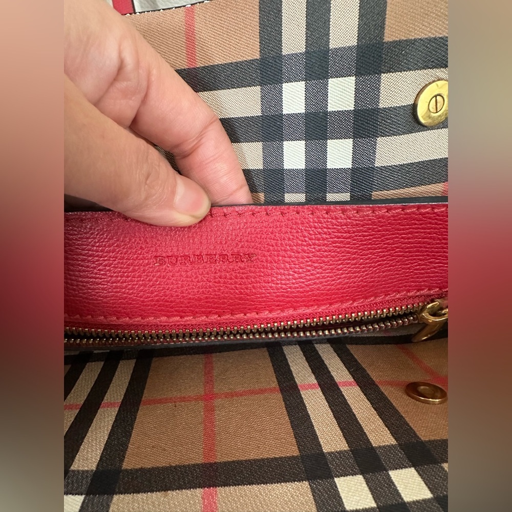 Burberry Red Tote - Picture 4 of 13